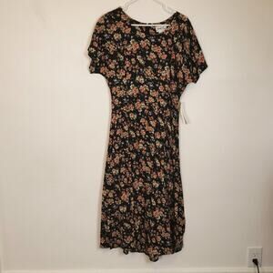 Jennifer Eden Vintage | Dark Floral Cottagecore Garden Dress NWT